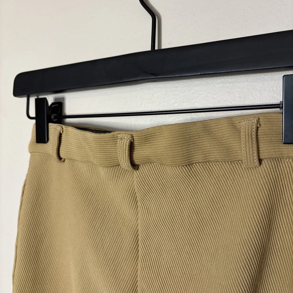 TUFF RIDER Tan Equestrian Riding Faux Suede Ribbed Breeches Pants‎ Girls 16